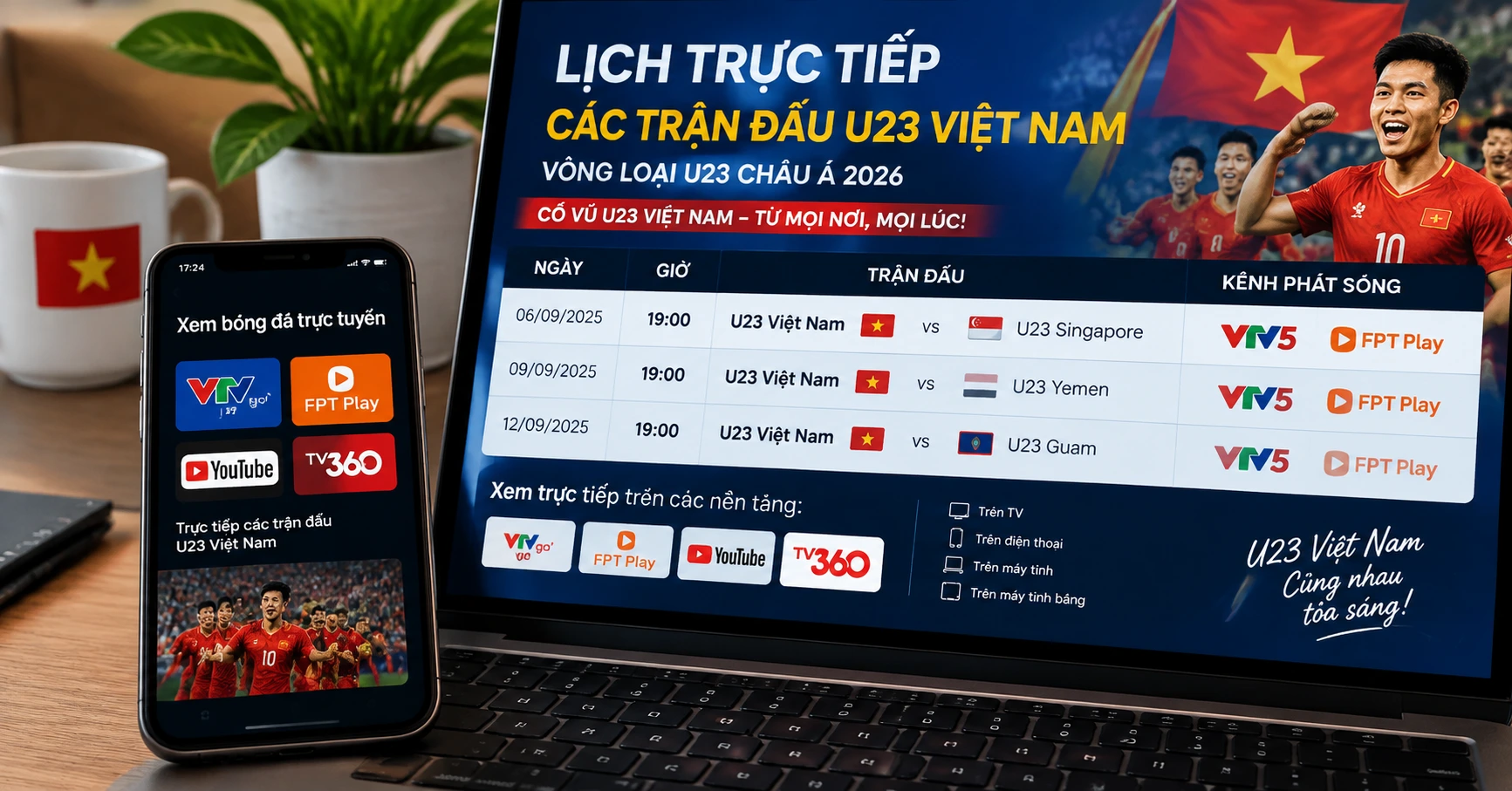 Cách xem u23 việt nam trực tiếp và cập nhật lịch thi đấu mới nhất - image 3 Cách xem u23 việt nam trực tiếp và cập nhật lịch thi đấu mới nhất - image 3